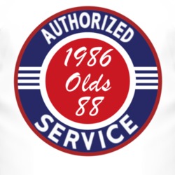 Authorized Service 1986 Oldsmobile Olds 88 T Shirt