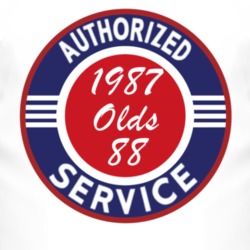 Authorized Service 1987 Oldsmobile Olds 88 T Shirt