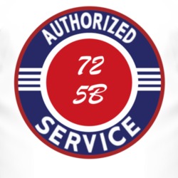 Authorized Service 1972 DJ 5B T Shirt