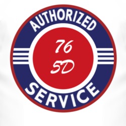 Authorized Service 1976 DJ 5D T Shirt