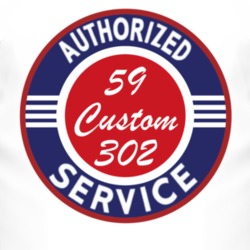 Authorized Service 1959 Custom 302 T Shirt