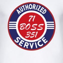 Authorized Service 1971  BOSS 351 T Shirt