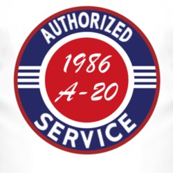Authorized Service 1986 Chevy A-20 T Shirt