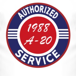 Authorized Service 1988 Chevy A-20 T Shirt