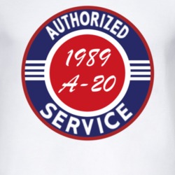 Authorized Service 1989 Chevy A-20 T Shirt