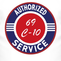 Authorized Service 1969 Chevy C-10 T Shirt