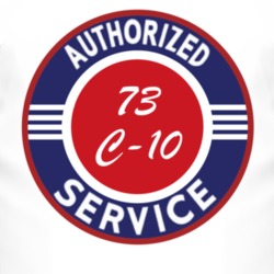 Authorized Service 1973 Chevy C-10 T Shirt