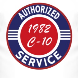 Authorized Service 1982 Chevy C-10 T Shirt