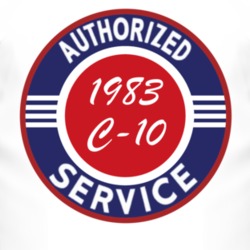 Authorized Service 1983 Chevy C-10 T Shirt