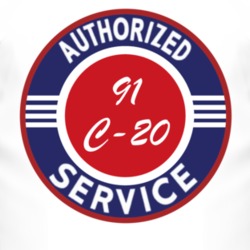 Authorized Service 1991 Chevy C-20 T Shirt