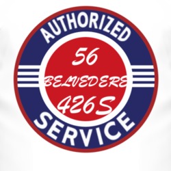 Authorized Service 1956 PLYMOUTH BELVEDERE 426S T Shirt
