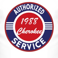 Authorized Service 1988 XJ Cherokee T Shirt