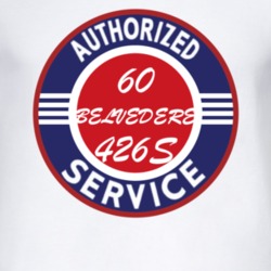 Authorized Service 1960 PLYMOUTH BELVEDERE 426S T Shirt