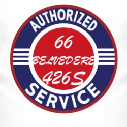 Authorized Service 1966 PLYMOUTH BELVEDERE 426S T Shirt