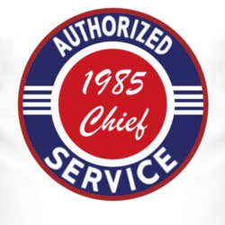 Authorized Service 1985 Cherokee Chief T Shirt