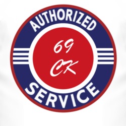 Authorized Service 1969 Chevy CK T Shirt