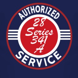 Authorized Service 1928 Cadillac Series 341 A Dark T Shirt