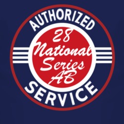 Authorized Service 1928 Chevy National Series AB Dark T Shirt