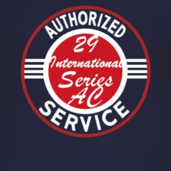 Authorized Service 1929 Chevy International Series AC Dark T Shirt