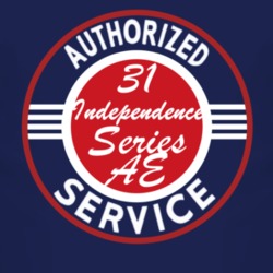 Authorized Service 1931 Chevy Independence Series AE Dark T Shirt