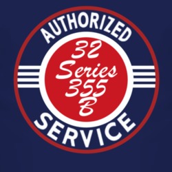 Authorized Service 1932 Cadillac Series 355 B Dark T Shirt