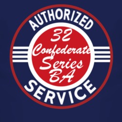 Authorized Service 1932 Chevy Confederate Series BA Dark T Shirt