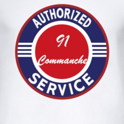 Authorized Service 1991 MJ Commanche T Shirt