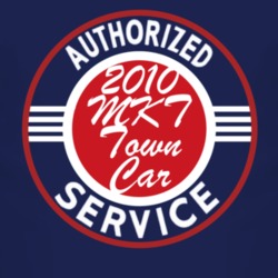 Authorized Service 2010 Lincoln MKT Town Car Dark T Shirt