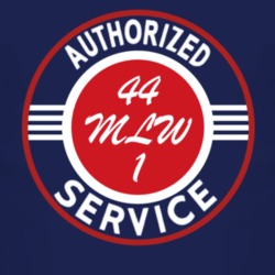 Authorized Service 1944 Willys MLW 1 Dark T Shirt