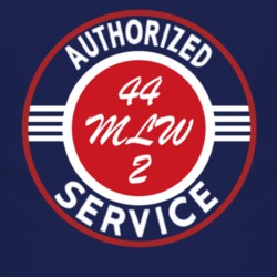 Authorized Service 1944 Willys MLW 2 Dark T Shirt
