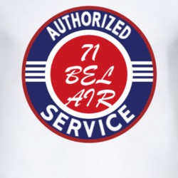Authorized Service 1971 CHEVY BEL AIR T Shirt