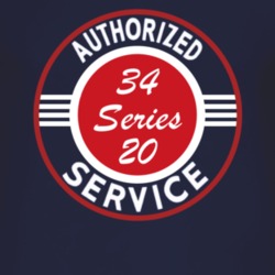 Authorized Service 1934 Cadillac Series 20 Dark T Shirt