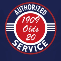 Authorized Service 1909 Oldsmobile Olds 20 Dark T Shirt