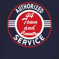 Authorized Service 1944 Chrysler Town and Country Dark T Shirt