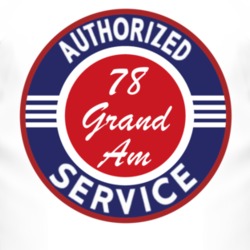 Authorized Service 1978 Pontiac Grand Am T Shirt