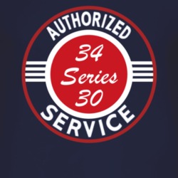 Authorized Service 1934 Cadillac Series 30 Dark T Shirt