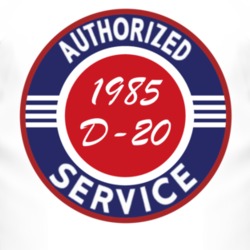 Authorized Service 1985 Chevy D-20 T Shirt