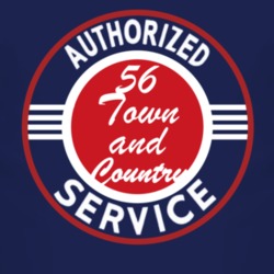 Authorized Service 1956 Chrysler Town and Country Dark T Shirt