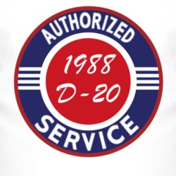 Authorized Service 1988 Chevy D-20 T Shirt