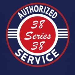 Authorized Service 1938 Cadillac Series 38 Dark T Shirt
