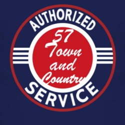 Authorized Service 1957 Chrysler Town and Country Dark T Shirt