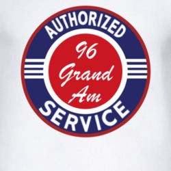 Authorized Service 1996 Pontiac Grand Am T Shirt