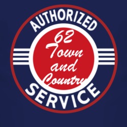 Authorized Service 1962 Chrysler Town and Country Dark T Shirt