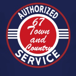 Authorized Service 1967 Chrysler Town and Country Dark T Shirt