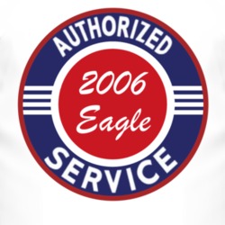 Authorized Service 2006 Golden Eagle T Shirt