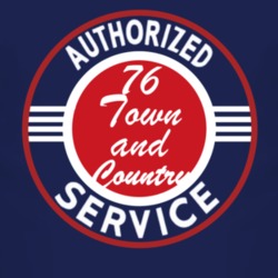 Authorized Service 1976 Chrysler Town and Country Dark T Shirt
