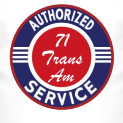 Authorized Service 1971 Pontiac Trans Am T Shirt