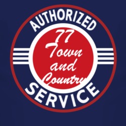 Authorized Service 1977 Chrysler Town and Country Dark T Shirt
