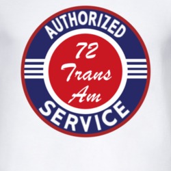 Authorized Service 1972 Pontiac Trans Am T Shirt