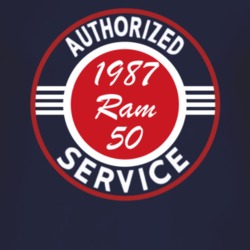 Authorized Service 1987 Dodge Ram 50 Dark T Shirt